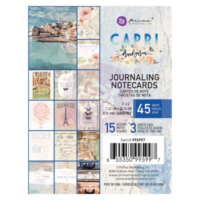 Prima Marketing Capri - Journaling Cards